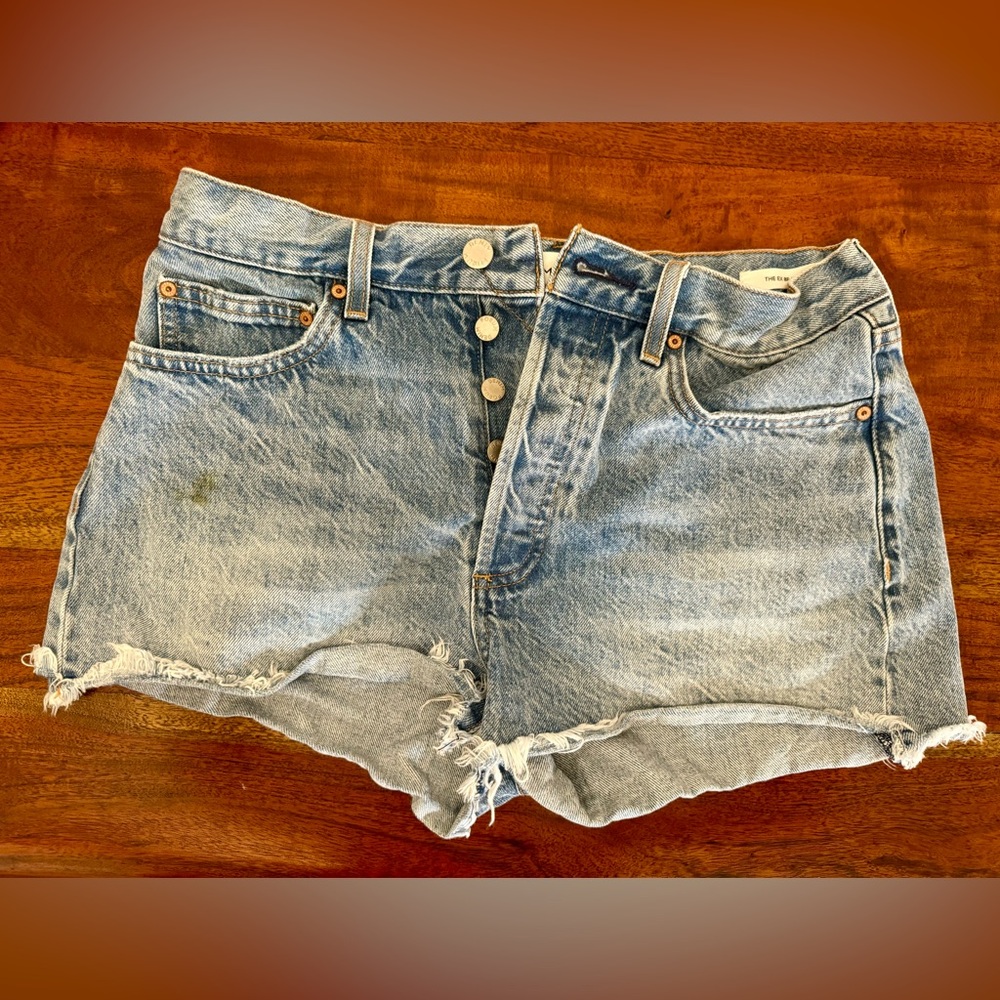 Ex-BF High Rise Denim Shorts